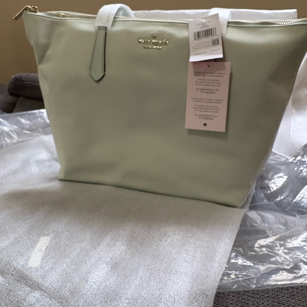 Kate Spade Mint Green Tote Bag
